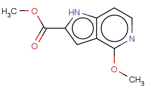 METHYL 4-METHOXY-1H-PYRROLO[3,2-C]PYRIDINE-2-CARBOXYLATE